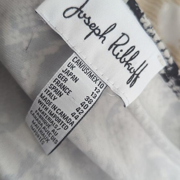 Women's Joseph Ribkoff Python Snake Tie Top Blouse Style 201451 Size 10 - Picture 4 of 6